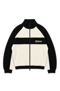 Signature Waffle Track Jacket – Black/Beige